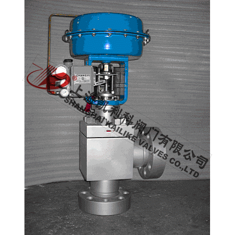 ZMAS气动高压角型调节阀